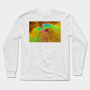 Mushroom coral, abstract image, (C052/8731) Long Sleeve T-Shirt